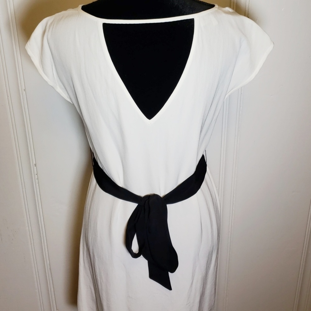 Tibi White Floral Embroidery Cutout Dress - Picture 6 of 7